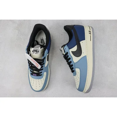 Nike Air Force 1 Low "Cream White/Blue/Black" фото № 7 Nike Air Force 1 Low "Cream White/Blue/Black" фото № 7