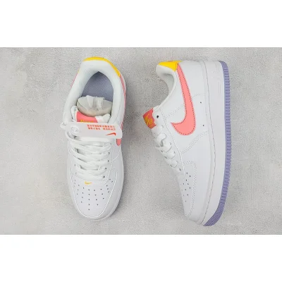 Nike Air Force 1 Low "White/Coral Chalk/Laser Orange" фото № 7