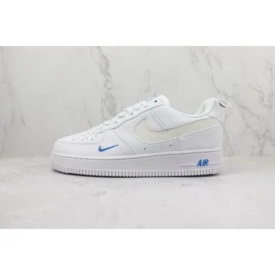 Nike Air Force 1 "White/Dark Marina Blue" фото № 2