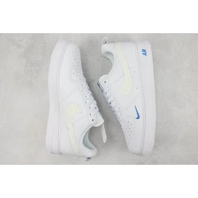 Nike Air Force 1 "White/Dark Marina Blue" фото № 6