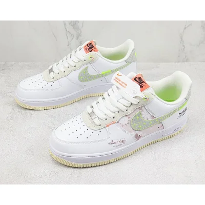 Nike Air Force 1 Low "Cherry Blossoms/Green Stitch" фото № 5 Nike Air Force 1 Low "Cherry Blossoms/Green Stitch" фото № 5