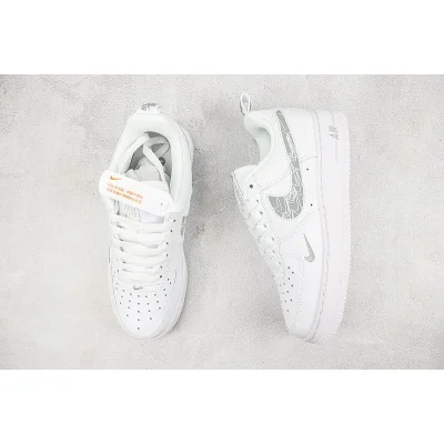 Nike Air Force 1 Low "Cut Out/White/Grey" фото № 7