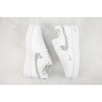 Nike Air Force 1 Low "Cut Out/White/Grey" фото № 6