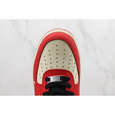 Nike Air Force 1 Low "Red/Black/Cream White" фото № 4