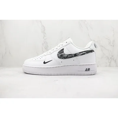 Nike Air Force 1 Low "White/Black Multiple Swoosh" фото № 2