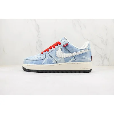 Levi's x Nike Air Force 1 Low "Denim/White/Red" фото № 2 Levi's x Nike Air Force 1 Low "Denim/White/Red" фото № 2