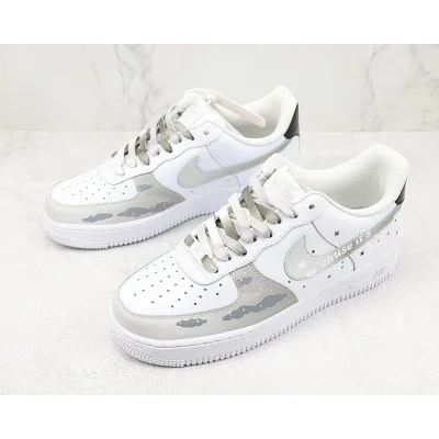 Nike Air Force 1 Low "Silver Grey/White/Black" фото № 5