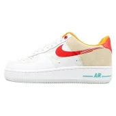 Nike Air Force 1 Low "Just Do It/White/Red/Teal"
