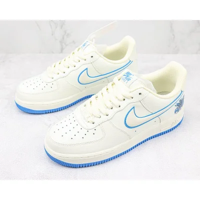 Nike Air Force 1 Low "White/Blue" фото № 5