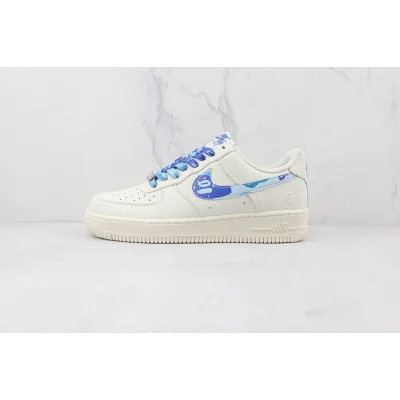 A Bathing Ape x Nike Air Force 1 Low "Khaki Blue" фото № 2