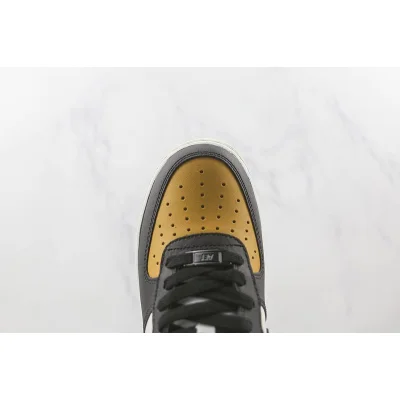 Nike Air Force 1 Low "White/Black/Gold" фото № 4