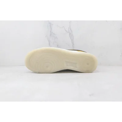 Nike Air Force 1 Low "White/Black/Gold" фото № 8