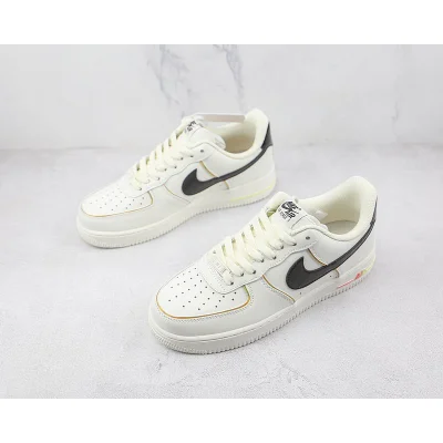 Nike Air Force 1 Low "Beige/Black/Hidden Gradient" фото № 5