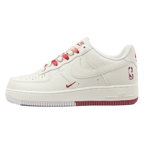 NBA x Nike Air Force 1 Low "Rice White/Dark Red"