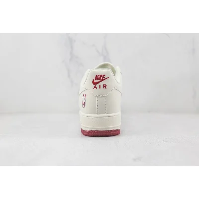 NBA x Nike Air Force 1 Low "Rice White/Dark Red" фото № 9 NBA x Nike Air Force 1 Low "Rice White/Dark Red" фото № 9