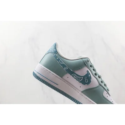Nike Air Force 1 Low "Green/Blue Paisley" фото № 3