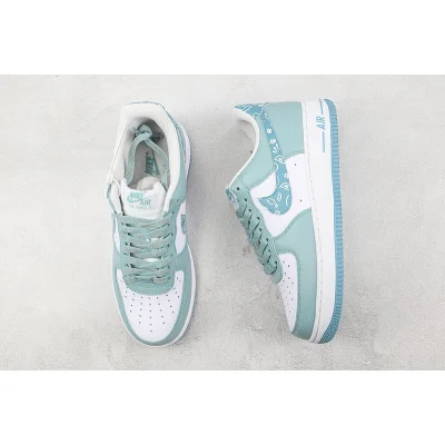 Nike Air Force 1 Low "Green/Blue Paisley" фото № 6