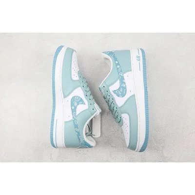 Nike Air Force 1 Low "Green/Blue Paisley" фото № 7