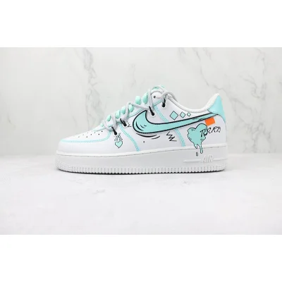 Nike Air Force 1 Low "Blue Graffiti" фото № 2