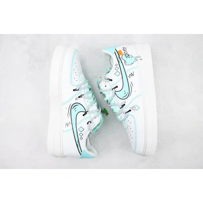 Nike Air Force 1 Low "Blue Graffiti" фото № 6
