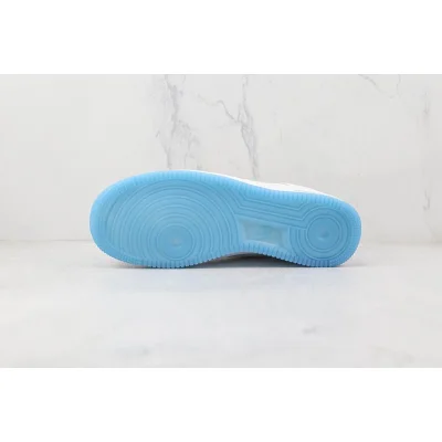 Nike Air Force 1 Low "White/Orange-Yellow Gradient/Sky Blue" фото № 6