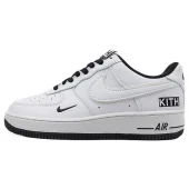 KITH x Nike Air Force 1 Low "White/Black Mini-Swoosh"