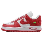 Louis Vuitton x Nike Air Force 1 Low "Red/White"