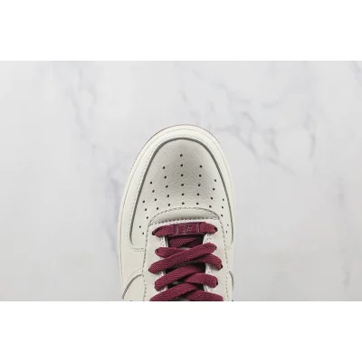 Nike Air Force 1 07 "White/Wine Red" фото № 3