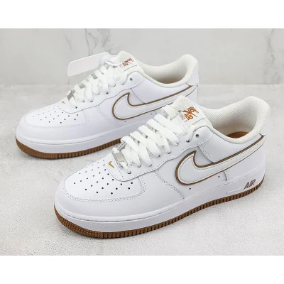 Nike Air Force 1 Low "White/Bronzine" фото № 5