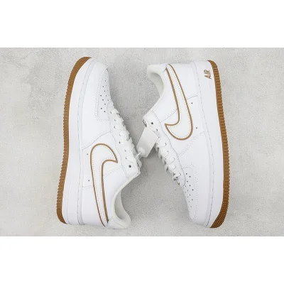 Nike Air Force 1 Low "White/Bronzine" фото № 6