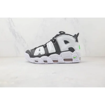 Nike Air More Uptempo 96 "Black/White/Green" фото № 2