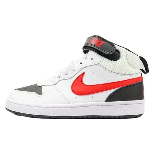 Nike Court Borough Mid 2 "White/Black/Red"