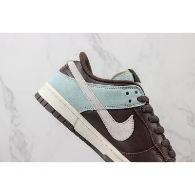 Nike Dunk Low "Brown/Cyan Blue" фото № 3
