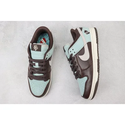 Nike Dunk Low "Brown/Cyan Blue" фото № 6