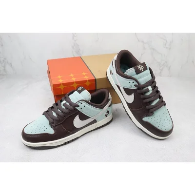 Nike Dunk Low "Brown/Cyan Blue" фото № 7
