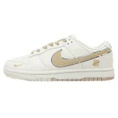 Undefeated x Nike Dunk Low "Coco Parfait/Light Beige"