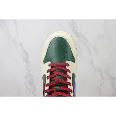 Nike Dunk Low "Cream White/Wild Basil/Burgundy" фото № 4
