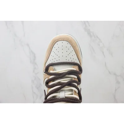 Louis Vuitton x Nike Dunk Low "Cream White/Black/Bisque" фото № 4