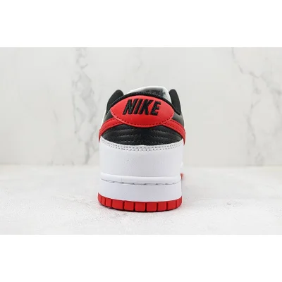 Nike Dunk Low "White/University Red/Black" фото № 8