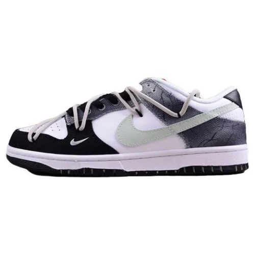 Nike Dunk Low Rope Laces "Black/Gray"