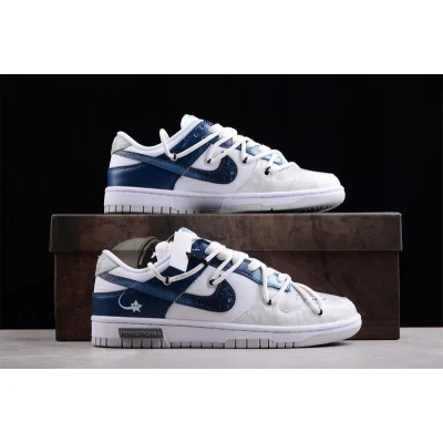 Panda Prank x NIke Dunk Low "Star/White/Blue" фото № 7