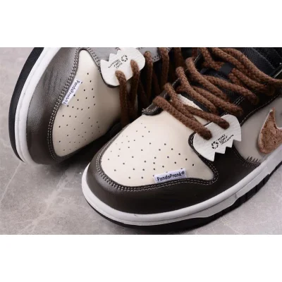 Panda Prank x Nike Dunk Low "Olive/Brown/Beige" фото № 4