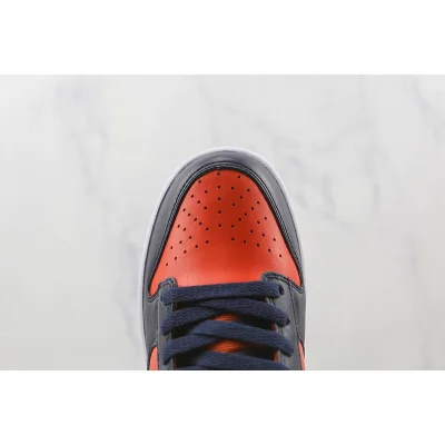 Nike Dunk Low "Navy Blue/Orange/White" фото № 3