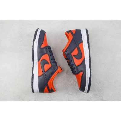 Nike Dunk Low "Navy Blue/Orange/White" фото № 7