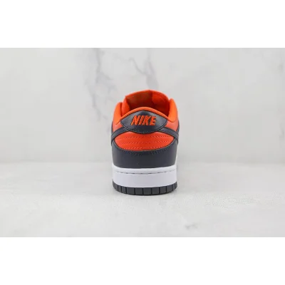 Nike Dunk Low "Navy Blue/Orange/White" фото № 8
