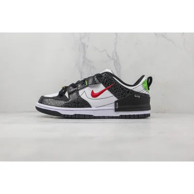 Nike Dunk Low Disrupt 2 Just Do It "Black Snakeskin White/University Red/Black" фото № 2