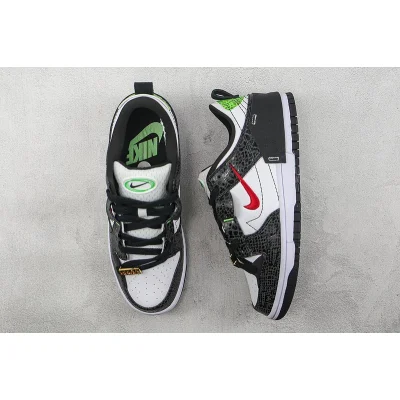 Nike Dunk Low Disrupt 2 Just Do It "Black Snakeskin White/University Red/Black" фото № 6