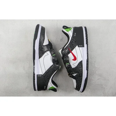 Nike Dunk Low Disrupt 2 Just Do It "Black Snakeskin White/University Red/Black" фото № 7