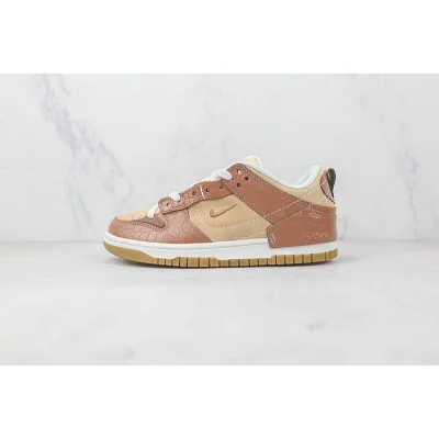 Nike SB Dunk Low Disrupt 2 "Brown Crocodile Mineral Clay/Sail/White Onyx" фото № 2