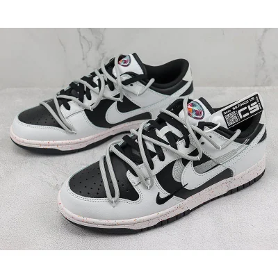 Nike Dunk Low "Black/White/Grey" фото № 5